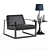 Modern Poliform Arm Chair 3D model small image 1