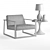 Modern Poliform Arm Chair 3D model small image 2