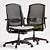 Ergonomic HermanMiller Celle Chairs 3D model small image 1