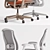 Ergonomic HermanMiller Celle Chairs 3D model small image 2