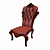 Elegant Comfort - Ambiance Chair 3D model small image 3