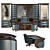 Turri Orion Office Set: Stylish Elegance for Professionals 3D model small image 1