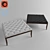 Elegant Walden Ottoman 3D model small image 1