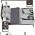 Sleek Trysil Bed - Modern Design 3D model small image 2