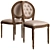 Elegant Vintage Louis Chair 3D model small image 1