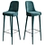 Montbel Bar Stool: Sleek and Elegant 3D model small image 1