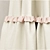Cascading Cotton Curtains with Ruffles 3D model small image 2