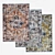 Antiquarian Antique Heriz Collection: Vintage-inspired Louis de Poortere Carpets 3D model small image 2