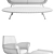 Minotti Albert & Ile: Luxury Sofa Set 3D model small image 3