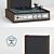 Title: Vintage Russian 323: Detailed and Repaired Turntable 3D model small image 3