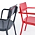 Lisboa Outdoor Armchair - Functional Elegance 3D model small image 3