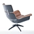 Cozy and Stylish "Coach" Lounge Chair 3D model small image 2