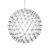 Galactic Chrome Pendant Light 3D model small image 2