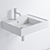 Ceramica Cielo Enjoy Rectangular Washbasin 3D model small image 3