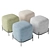 Soft Pawai Poufs - Set of 2 3D model small image 5