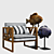 Fishy Chair: Outdoor Beauty 3D model small image 1