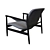 Modern Scandinavian Armchair: Timeless Design 3D model small image 2