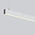 Gold LED Profile Lamp: Illuminate Your Workspace 3D model small image 3