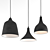 KARMAN T Black Suspension Lights: Sleek and Stylish Illuminate 3D model small image 1