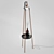 Modern Sleek Floor Lamp 3D model small image 1