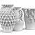 French Country Vase Set 3D model small image 2