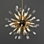 Elegant Eichholtz Chandelier 3D model small image 1