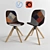 Patchwork Upholstered Chair 3D model small image 1