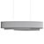 Oceanus Linear Pendant: Timeless Elegance 3D model small image 2