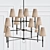 Luxury Ventana Chandelier 3D model small image 2