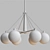 Glamorous Marilyn 6 Light Pendant 3D model small image 2