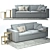 Marelli Gordon 2 Sofa Set 3D model small image 1