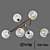 Luxury Leaf Design Chandelier 3D model small image 2