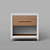 Modern Bedside Arnika with Drawer 3D model small image 1