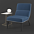 Elegant Kirk Chair 3D model small image 1