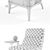 Elegant Kirk Chair 3D model small image 3