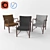 Elegant Mesh Chair: NV45 3D model small image 1