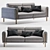 Modern Comfort: Abric Sofa by BOSC 3D model small image 1