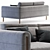 Modern Comfort: Abric Sofa by BOSC 3D model small image 2