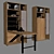 Multi-functional Buffet with Pull-out Dining Table 3D model small image 3