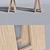 Realistic Modern Wood Table 02 3D model small image 2