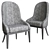 Aleal CHAIRS Armchair: Modern Comfort 3D model small image 1