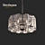 Divinare Ostin Crystal Chandelier 3D model small image 1