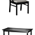 Title: IKEA Ingatorp Dining Set 3D model small image 2