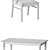 Title: IKEA Ingatorp Dining Set 3D model small image 3