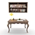 Elegant Venedik Study Desk 3D model small image 2