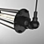 Sleek Logan Pendant Lamp 3D model small image 2