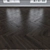 Oak Coffee Parquet - Herringbone, Linear & Chevron 3D model small image 2