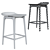 Modern Wooden Bar Stool 3D model small image 7