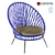 Mindo Panna Lounge Armchair: Modern, Comfortable, and Stylish 3D model small image 1