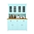 Modern Kitchen Cabinet Set 3D model small image 1